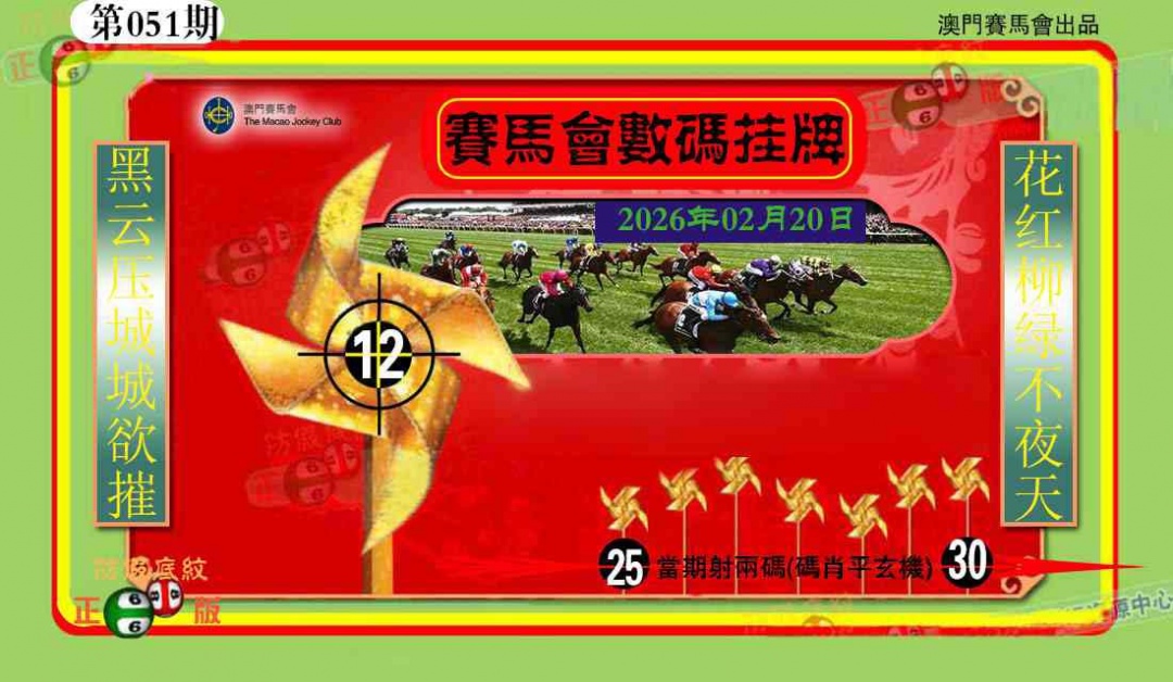 051期数码挂牌[图]