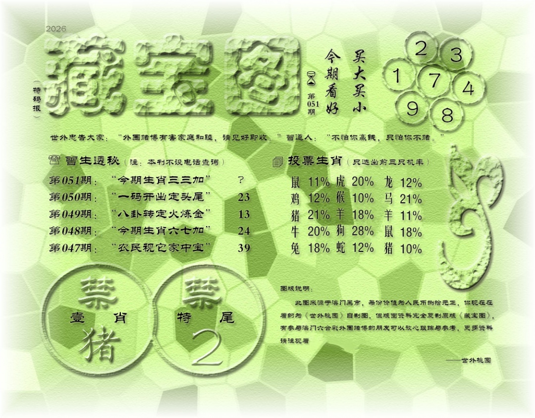 051期老《藏宝图》[图]