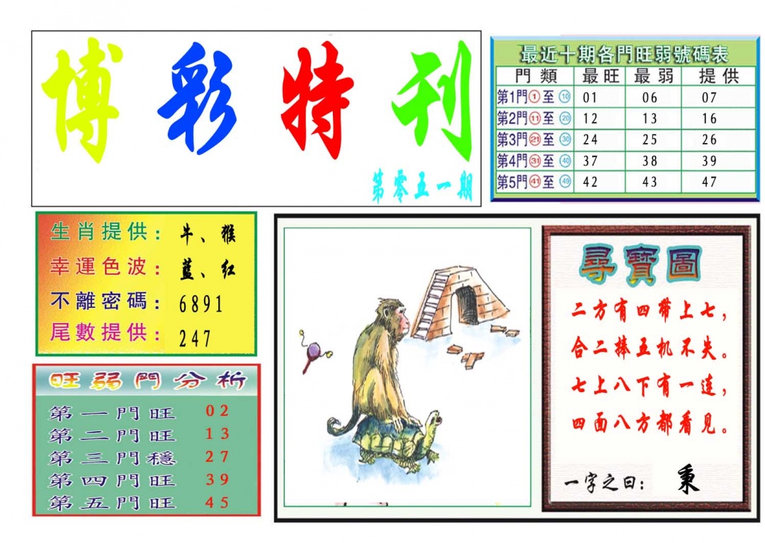 051期博彩特刊[图]