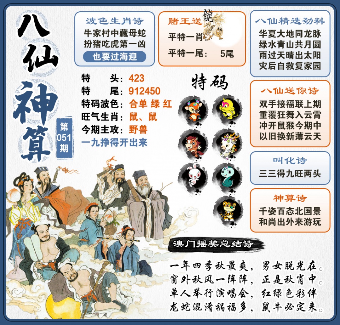 051期八仙神算[图]