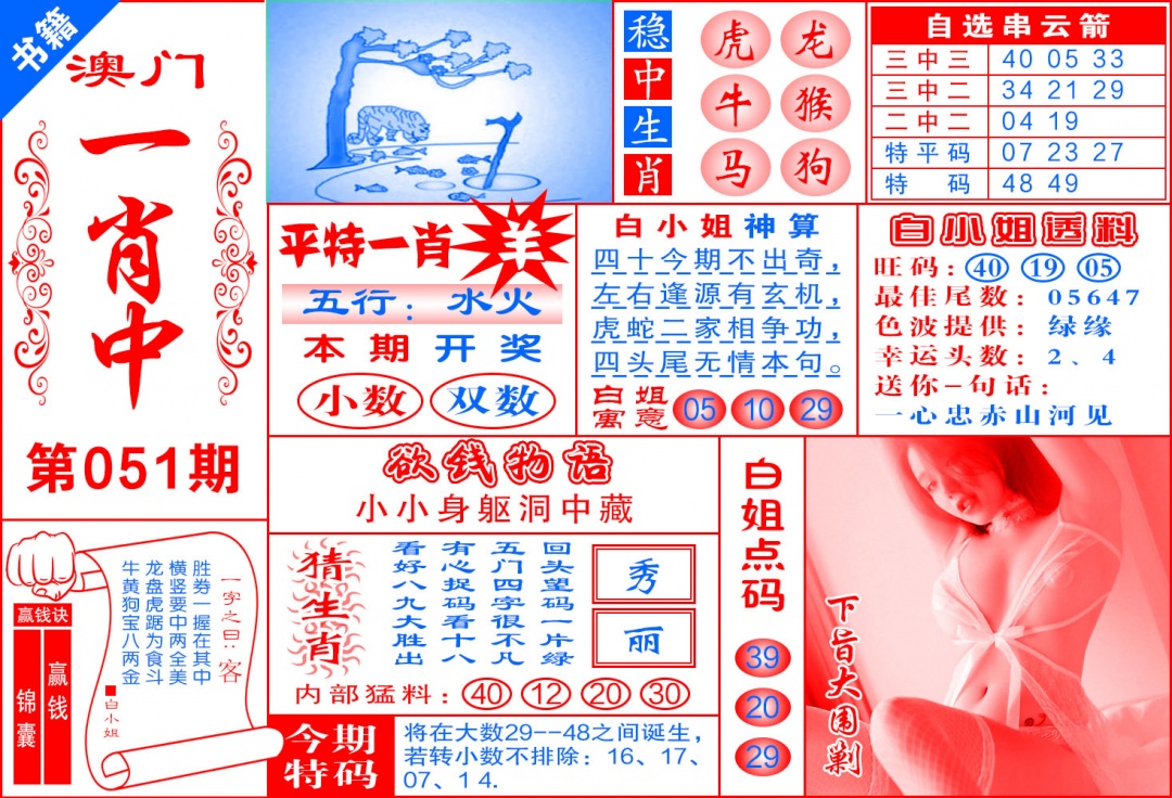 051期澳门锦囊宝典[图]