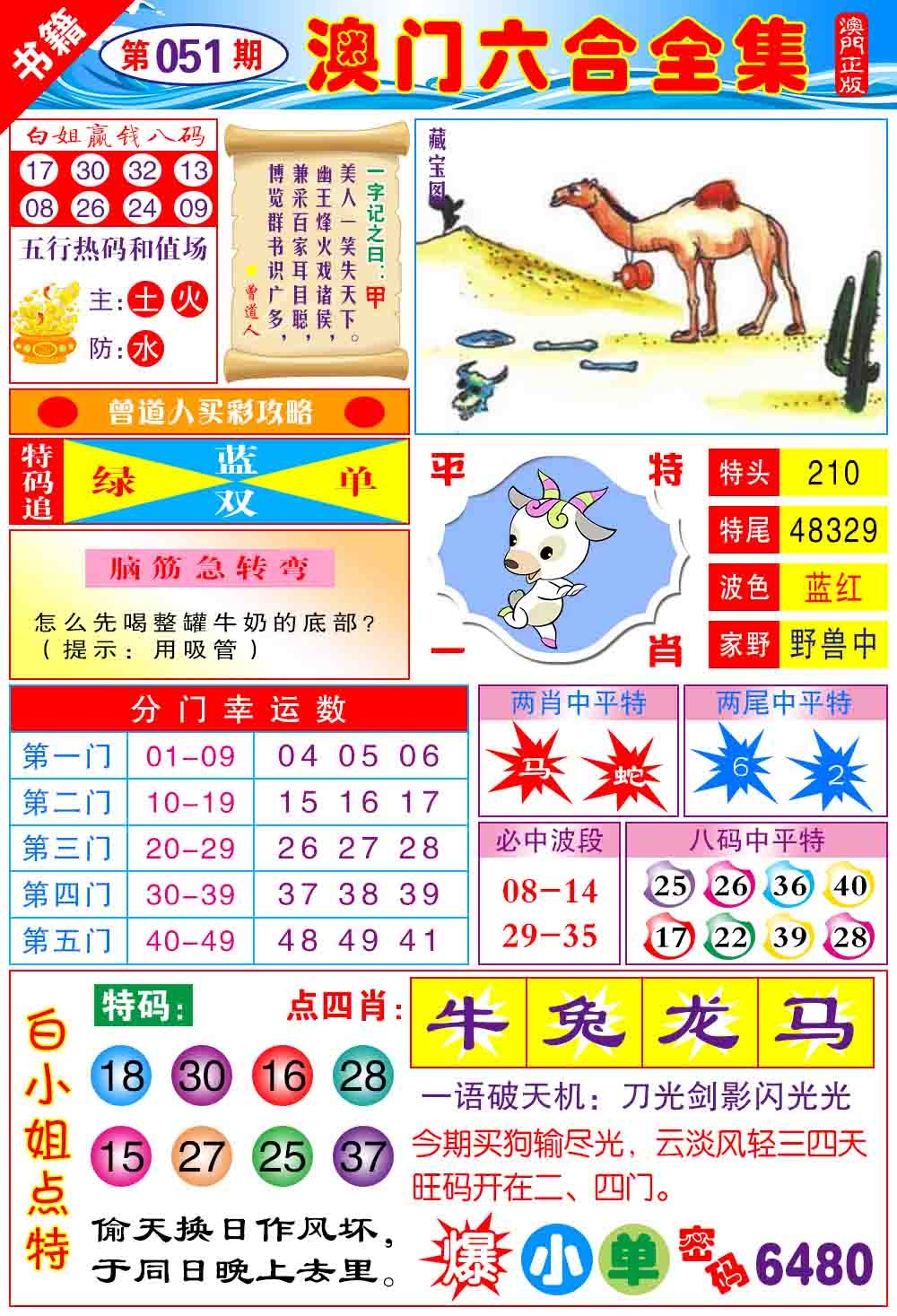 051期澳门全集六合[图]