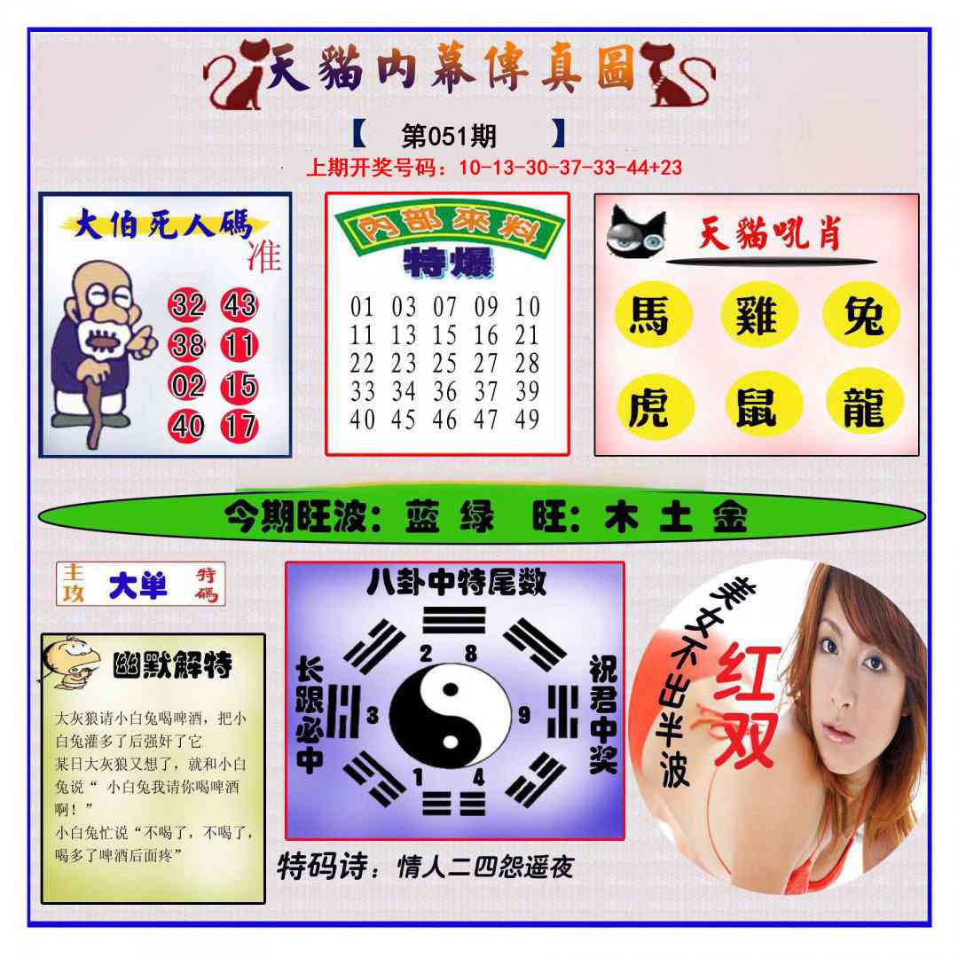 051期内幕传真图[图]