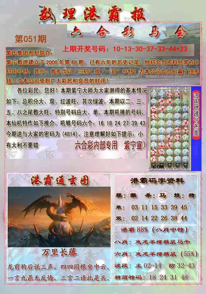 051期港霸报[图]