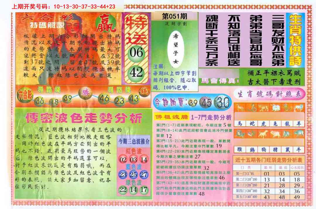 051期白小姐三点传密B[图]