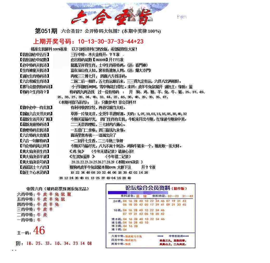051期六合圣旨[图]