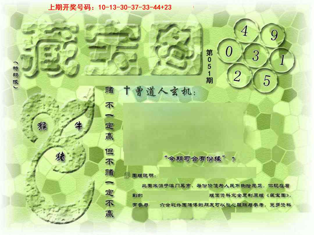 051期假新藏宝图[图]