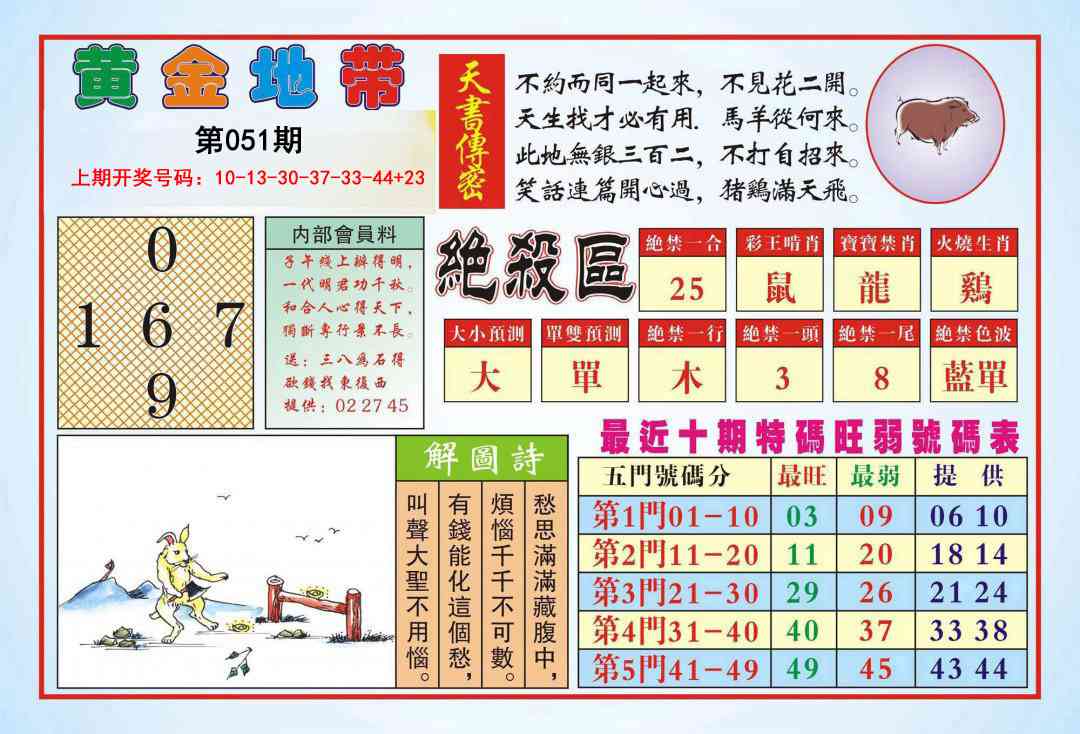 051期黄金地带[图]