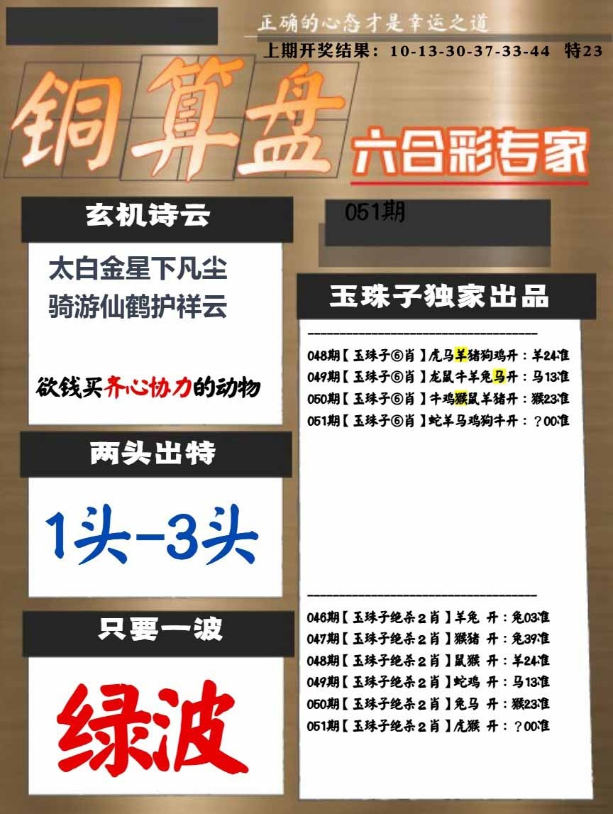 051期白小姐心水[图]